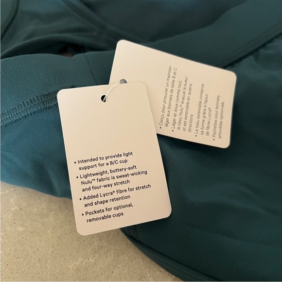 Lululemon Flow Y Nulu Bra *Light Support, A–C Cups Green Jasper - Picture 8 of 13